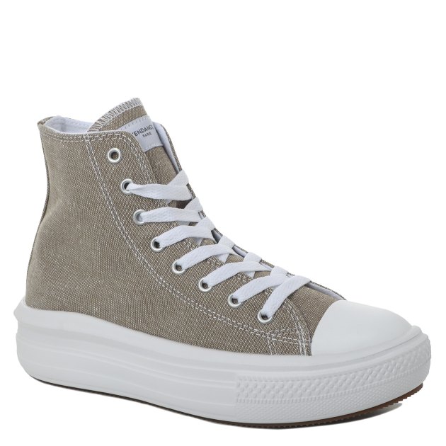 Женские высокие кеды TENDANCE, Артикул AQ515C-02, серо-бежевый | 3420731. Ракурс 1