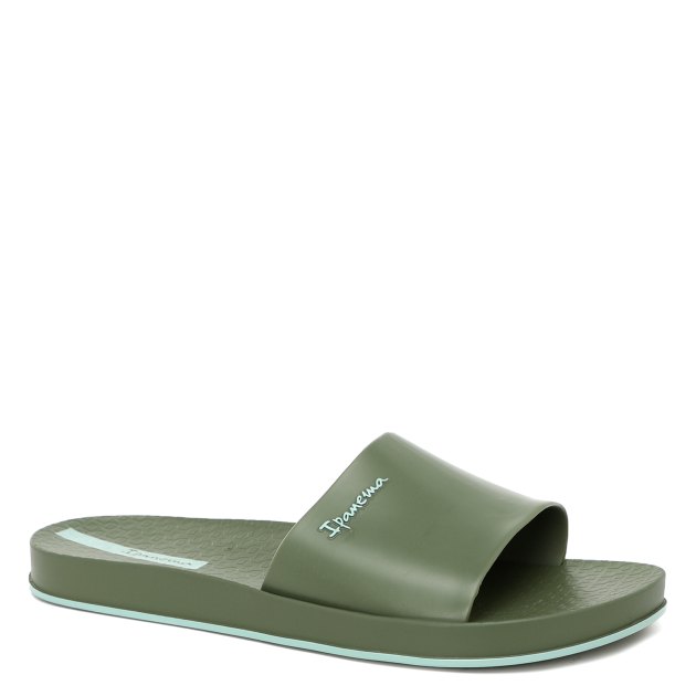 Мужские сланцы IPANEMA SLIDE UNISEX, Артикул 82832, темно-зеленый | 3443664. Ракурс 1