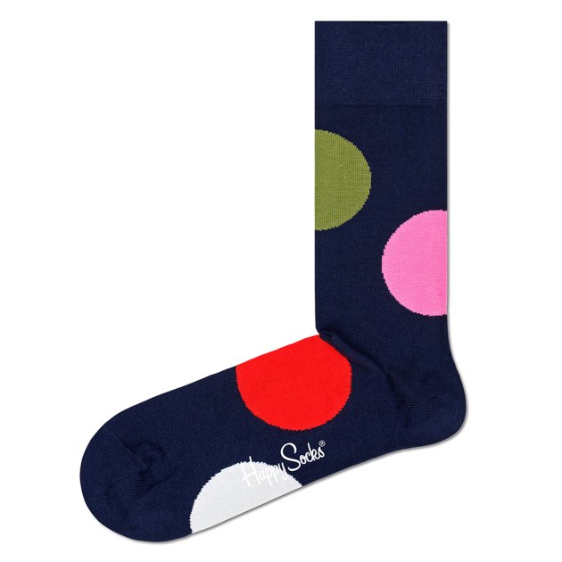 Носки HAPPY SOCKS, Артикул JUMBO DOT SOCK JUB01, черный | 3461446. Ракурс 1