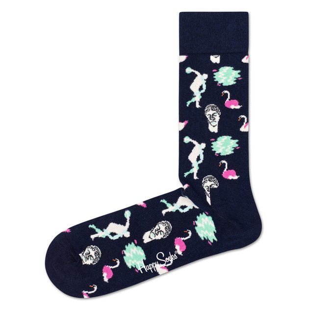 Женские носки HAPPY SOCKS, Артикул PARK SOCK PRK01, черный | 3462590. Ракурс 1