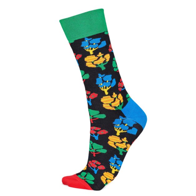 Носки HAPPY SOCKS, Артикул TREE SOCK TEE01, черный | 3462683. Ракурс 1