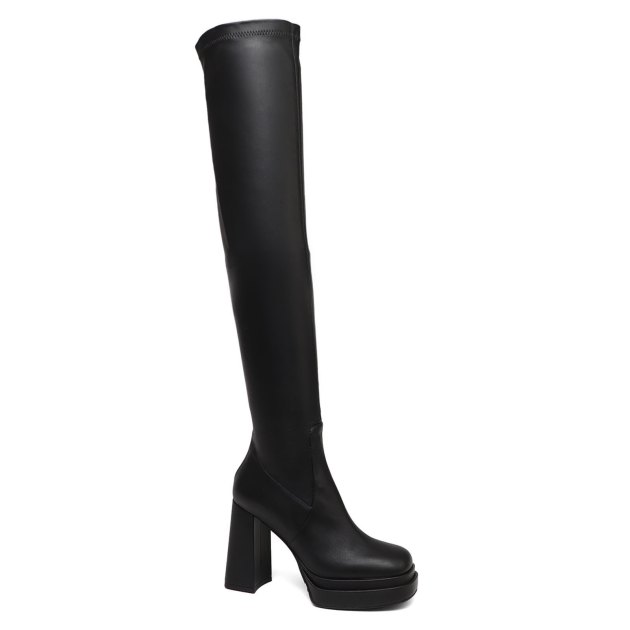 Женские ботфорты GIANNI RENZI, Артикул GR1091, черный | 3464666. Ракурс 1