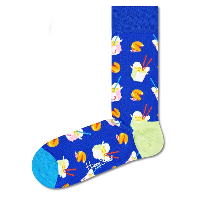 Носки HAPPY SOCKS, Артикул TAKE OUT SOCK TOS01, синий | 3465197. Ракурс 1