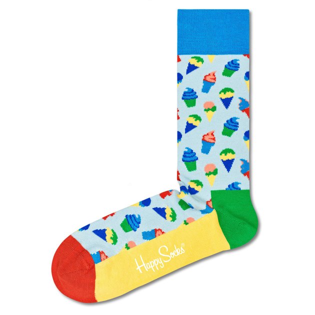 Женские носки HAPPY SOCKS, Артикул ICE CREAM SOCK ICR01, мультицвет | 3465224. Ракурс 1
