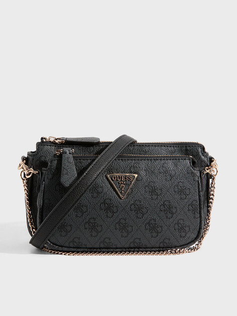 Женская сумка через плечо кросс-боди GUESS NOELLE DBL POUCH CROSSBODY, Артикул HWBG7879710, темно-серый | 3465982. Ракурс 1