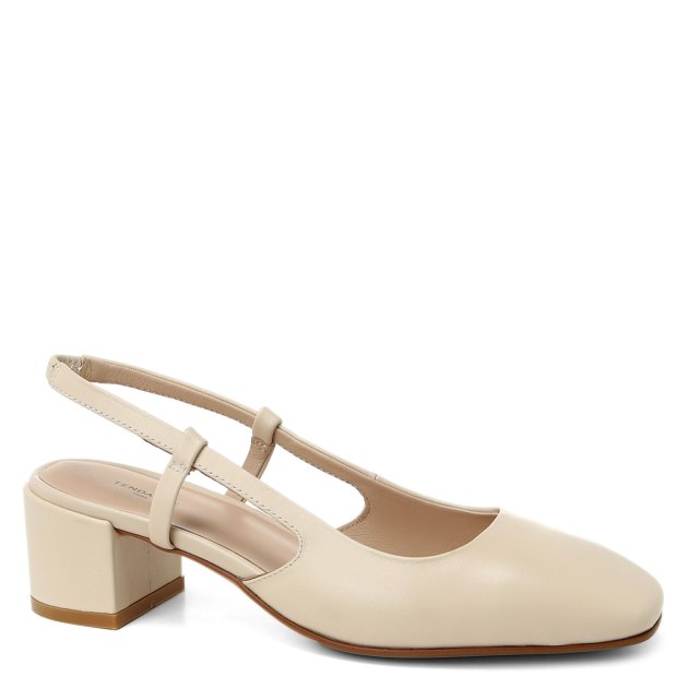 Женские туфли с открытой пяткой (слинг-бэк) TENDANCE, Артикул GLC1569K-01, молочно-бежевый | 3478706. Ракурс 1