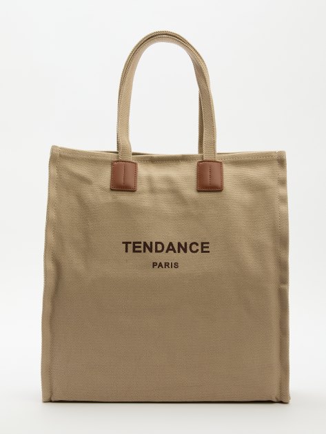 Женский шоппер TENDANCE, Артикул MRH22-125, серо-бежевый | 3484592. Ракурс 1