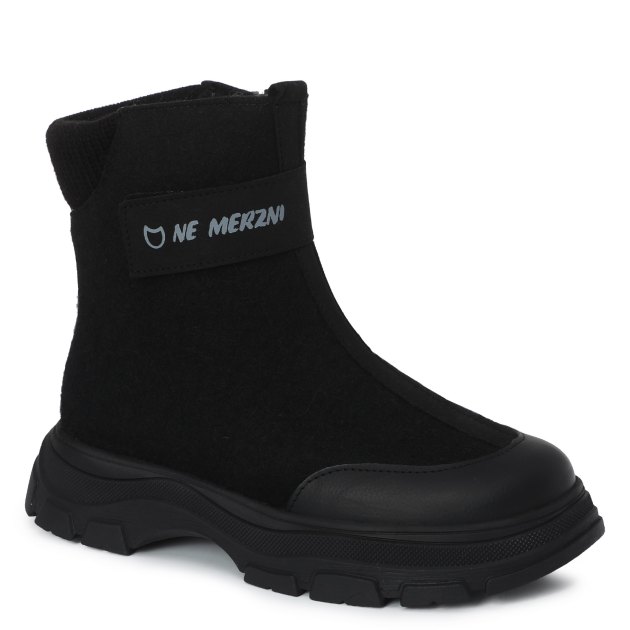 Детские валенки КОТОФЕЙ, Артикул 767051-42, черный | 3487432. Ракурс 1