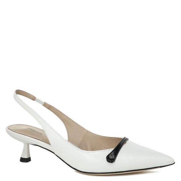 Женские туфли с открытой пяткой (слинг-бэк) TENDANCE, Артикул CLF528-03, белый | 3494089. Ракурс 1