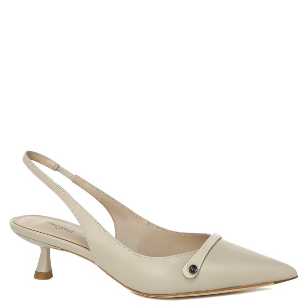 Женские туфли с открытой пяткой (слинг-бэк) TENDANCE, Артикул CLF528-03, светло-бежевый | 3494091. Ракурс 1
