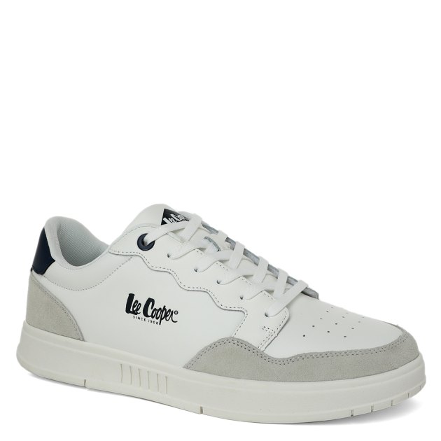 Мужские кеды LEE COOPER, Артикул 22W-LEE001, белый | 3505285. Ракурс 1