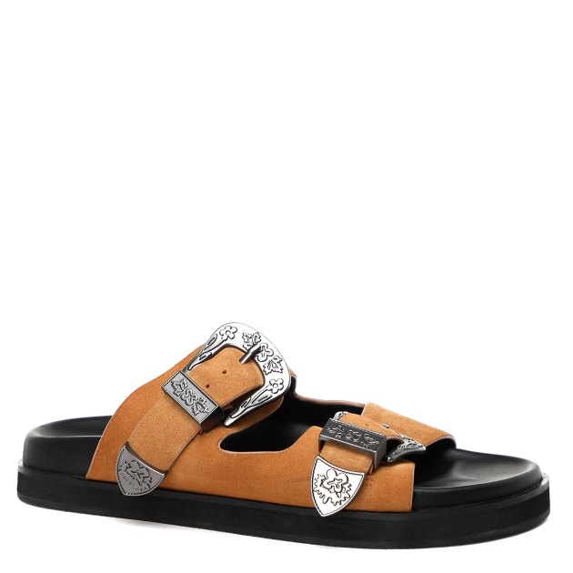 Женские шлепанцы SCHMOOVE, Артикул LUCIA BUCKLE W, светло-коричневый | 3513041. Ракурс 1