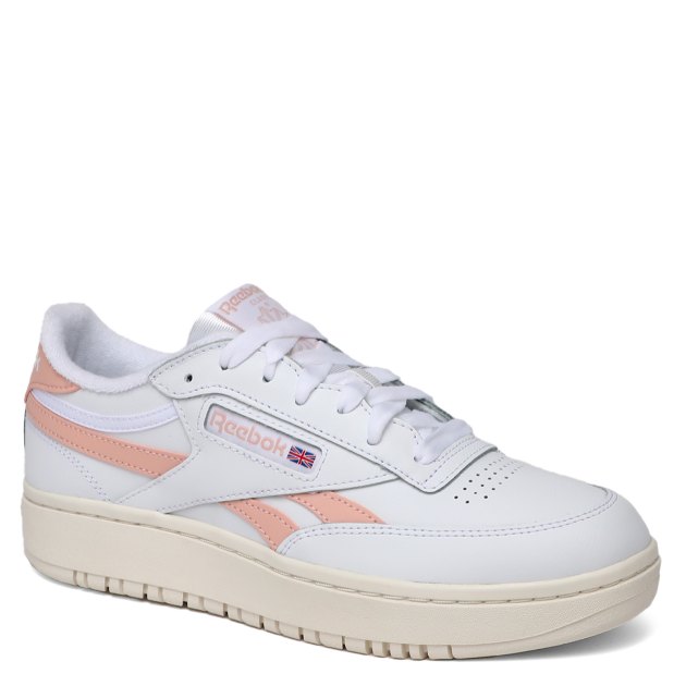 White and pink reebok online