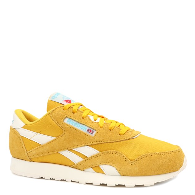 Yellow reebok classic nylon store