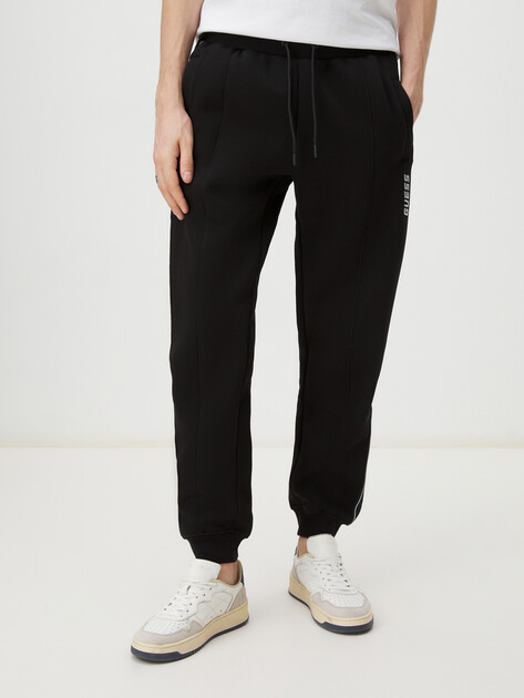 Мужские брюки GUESS MICKEY CUFF PANT, Артикул Z2YB09KB3P2, черный | 3532189. Ракурс 1