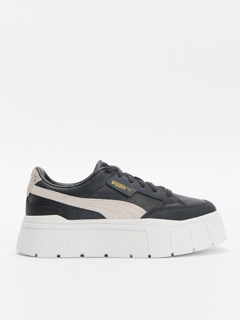 Женские кеды PUMA Mayze Stack Luxury Wns, Артикул 393063, черный | 3536247. Ракурс 1