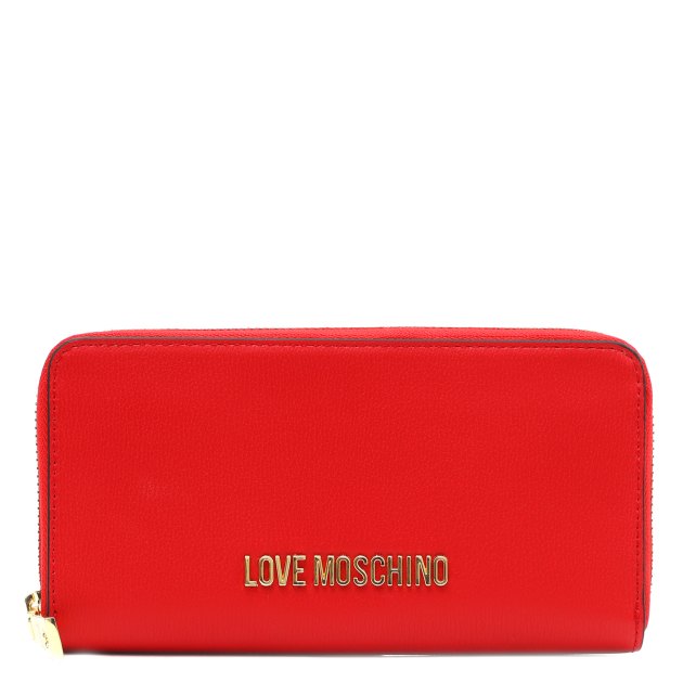Женский кошелёк LOVE MOSCHINO SLG SIGNATURE, Артикул JC5700PP FW23, красный | 3537566. Ракурс 1
