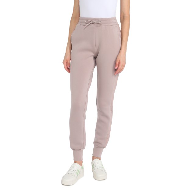 Женские брюки GUESS ALLIE SCUBA CUFF PANTS, Артикул V2YB18K7UW2, розово-серый | 3545797. Ракурс 1