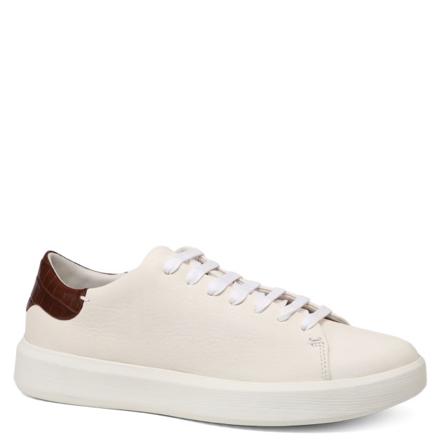 Мужские кеды GEOX U VELLETRI, Артикул U36EAA, молочно-белый | 3559149. Ракурс 1