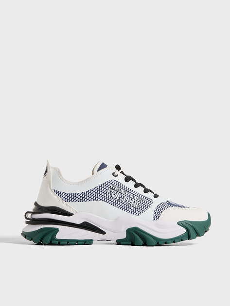Мужские кроссовки VERSACE JEANS COUTURE NEW TRAIL TREK, Артикул 75YA3SIB, белый | 3563079. Ракурс 1