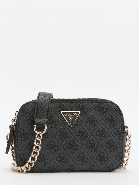 Женская сумка через плечо кросс-боди GUESS NOELLE CROSSBODY CAMERA, Артикул HWBG7879140, темно-серый | 3568680. Ракурс 1