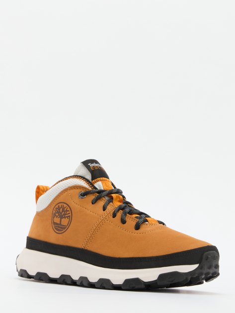 Мужские высокие кроссовки TIMBERLAND Winsor Trail Mid Leather, Артикул Winsor Trail Mid Leather, желто-коричневый | 3569764. Ракурс 1