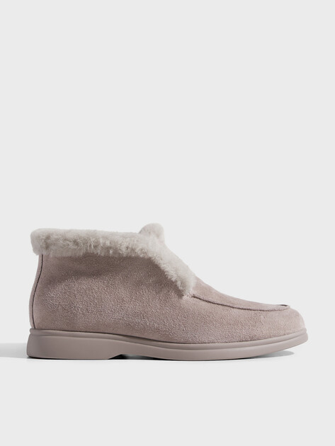 Женские высокие лоферы TENDANCE, Артикул YS-2299-10S, светло-серый | 3579015. Ракурс 1