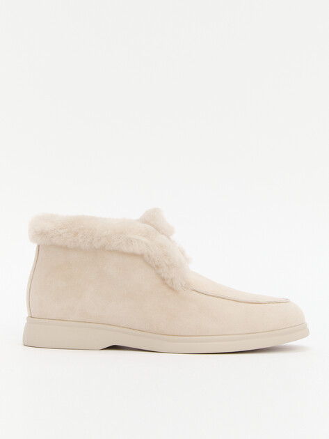 Женские высокие лоферы TENDANCE, Артикул YS-2299-10S, серо-бежевый | 3579024. Ракурс 1