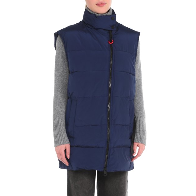 Женский жилет CAFE' NOIR JEANS, Артикул C7JN0062, темно-синий | 3579499. Ракурс 1