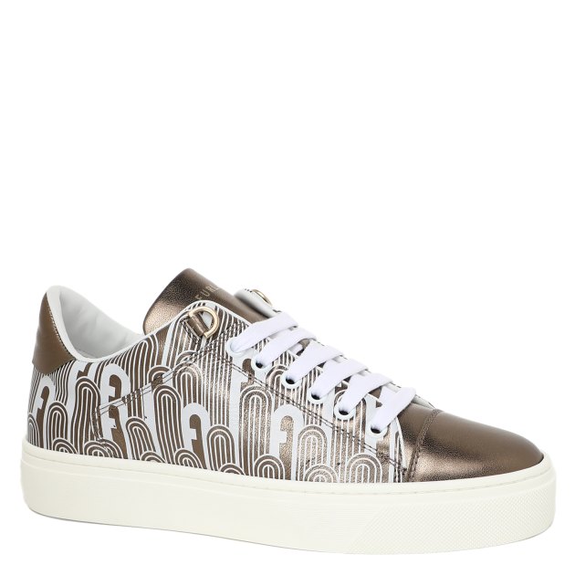 Женские кеды FURLA HIKAIA LOW, Артикул YE51HKL, бронзовый | 3583055. Ракурс 1