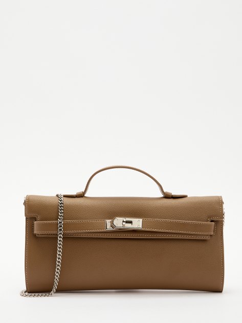 Клатч TENDANCE, Артикул MRH22-286ZW, серо-коричневый | 3583784. Ракурс 1