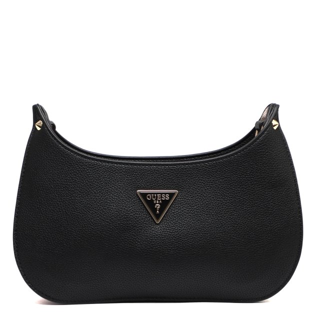 Женская сумка  GUESS MERIDIAN MINI TP ZP SHOULDR BG, Артикул HWBG8778720, черный | 3618226. Ракурс 1