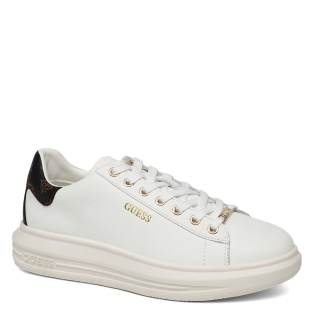 Женские кеды GUESS VIBO, Артикул FL8VIBLEA12, белый | 3621143. Ракурс 1