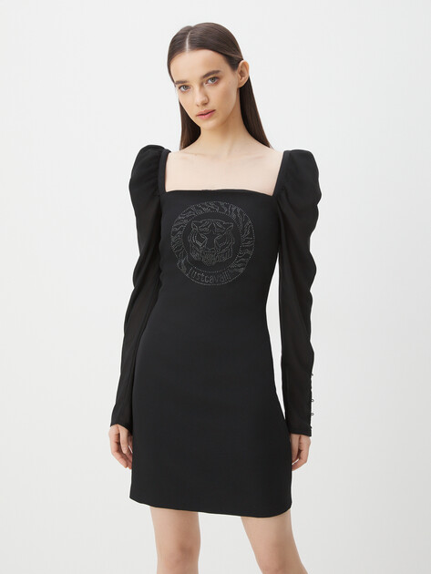 Женское платье JUST CAVALLI, Артикул 75PAO9B7, черный | 3622815. Ракурс 1 Женское платье JUST CAVALLI, Артикул 75PAO9B7, черный | 3622815. Ракурс 1
