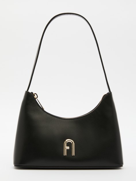 Женская сумка  FURLA, Артикул FURLA DIAMANTE MINI SHOULDER BAG, черный | 3626325. Ракурс 1
