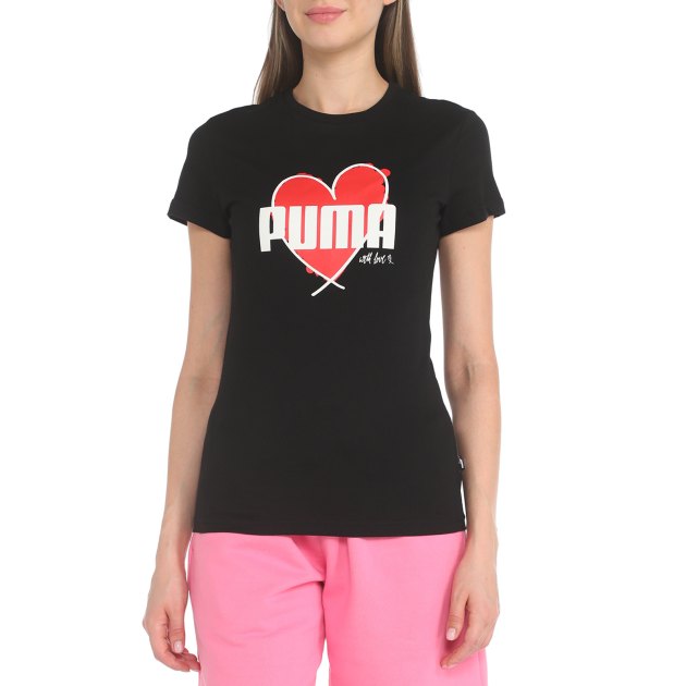 Puma heart black top