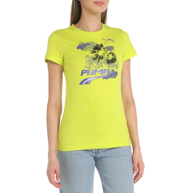 Puma neon yellow shirt shop