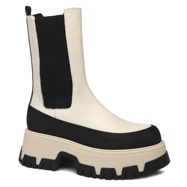 Женские челси J.J.DELACROIX, Артикул R1027, молочно-бежевый | 3655769. Ракурс 1