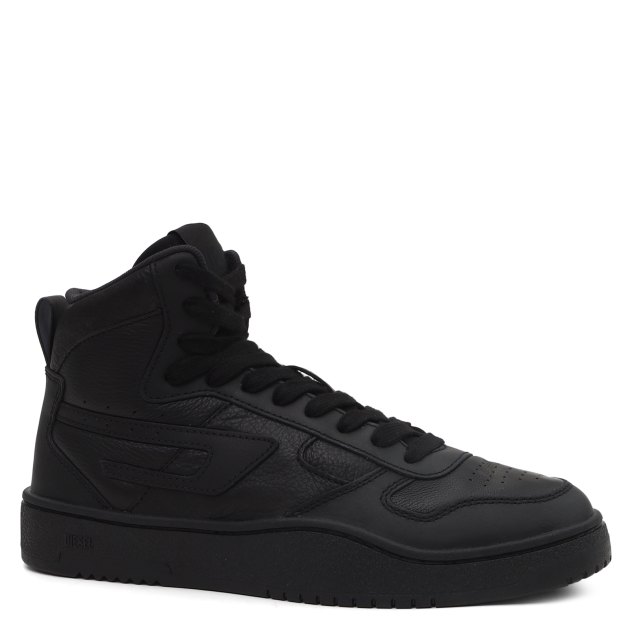 Diesel black high top sneakers online