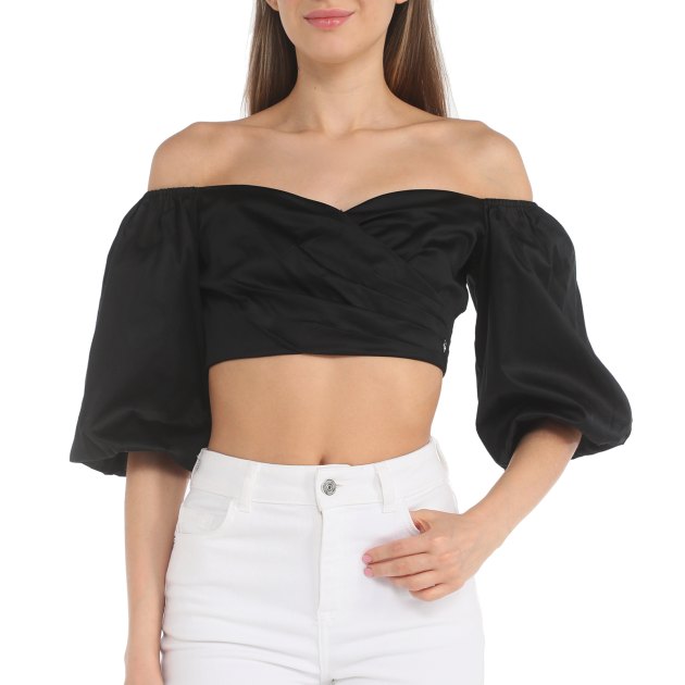 GUESS OFF SHOULDER CROPPED JUN SHIRT 3661080