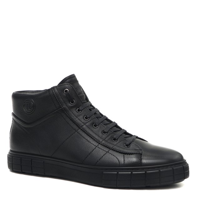 Мужские высокие кеды TENDANCE, Артикул AL98W-1, черный | 3665494. Ракурс 1