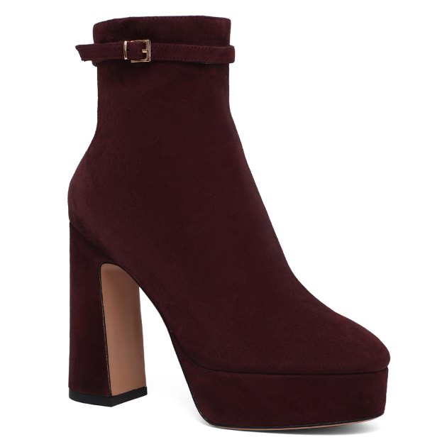 Ботильоны LOLA CRUZ BOLBEC, Артикул 042T30BK, темно-фиолетовый | 3672859. Ракурс 1