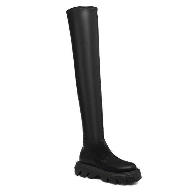 Женские ботфорты CASADEI GENERATION C-GENERATION C, Артикул 2T037W040, черный | 3677600. Ракурс 1