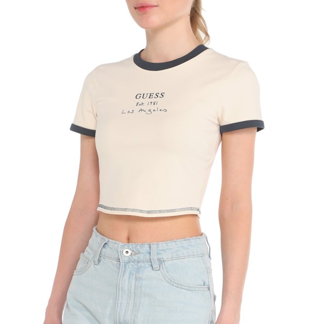 Guess cropped tee sales