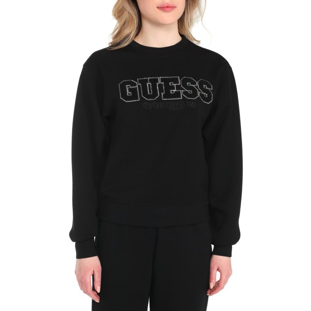 Guess logo sweatshirt sale