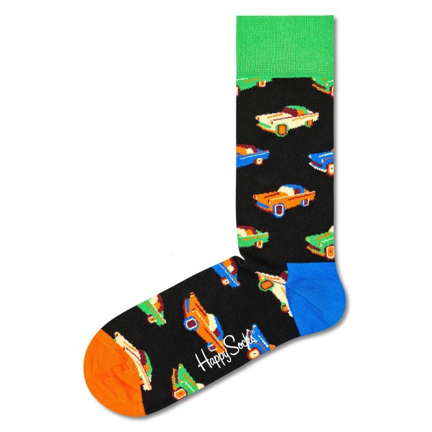 Носки HAPPY SOCKS, Артикул Car Sock CAR01, черный | 3734885. Ракурс 1