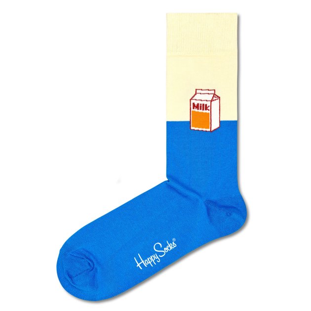 Носки HAPPY SOCKS, Артикул Milk Sock MLK01, голубой | 3734902. Ракурс 1
