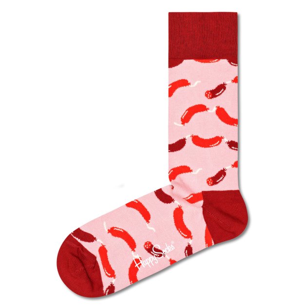 Носки HAPPY SOCKS, Артикул Sausage Sock SAU01, розовый | 3734908. Ракурс 1