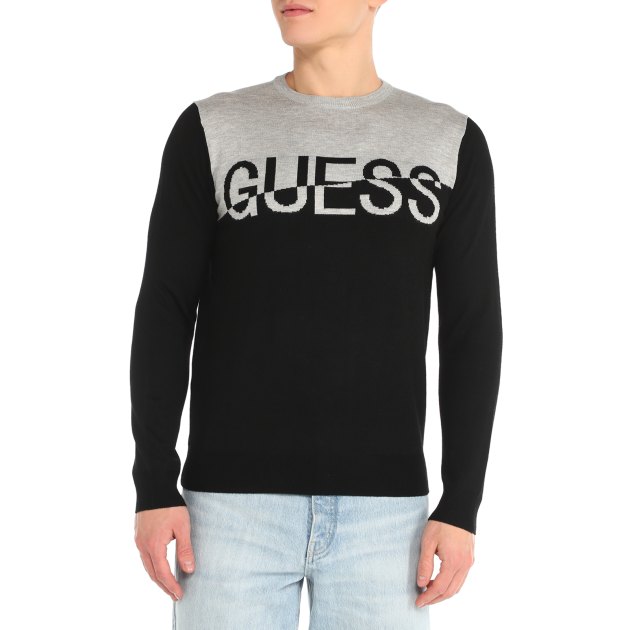 Guess logo sweater deals