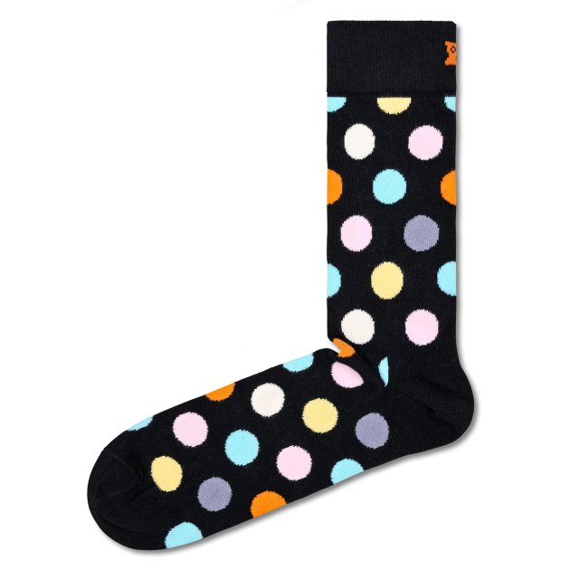 Женские носки HAPPY SOCKS, Артикул BIG DOT SOCK BDO01, черный | 3746643. Ракурс 1